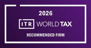 WTP Advisors’ Transfer Pricing Practice achieves 3 Plus Years as a Recommended Firm ranking in World Tax